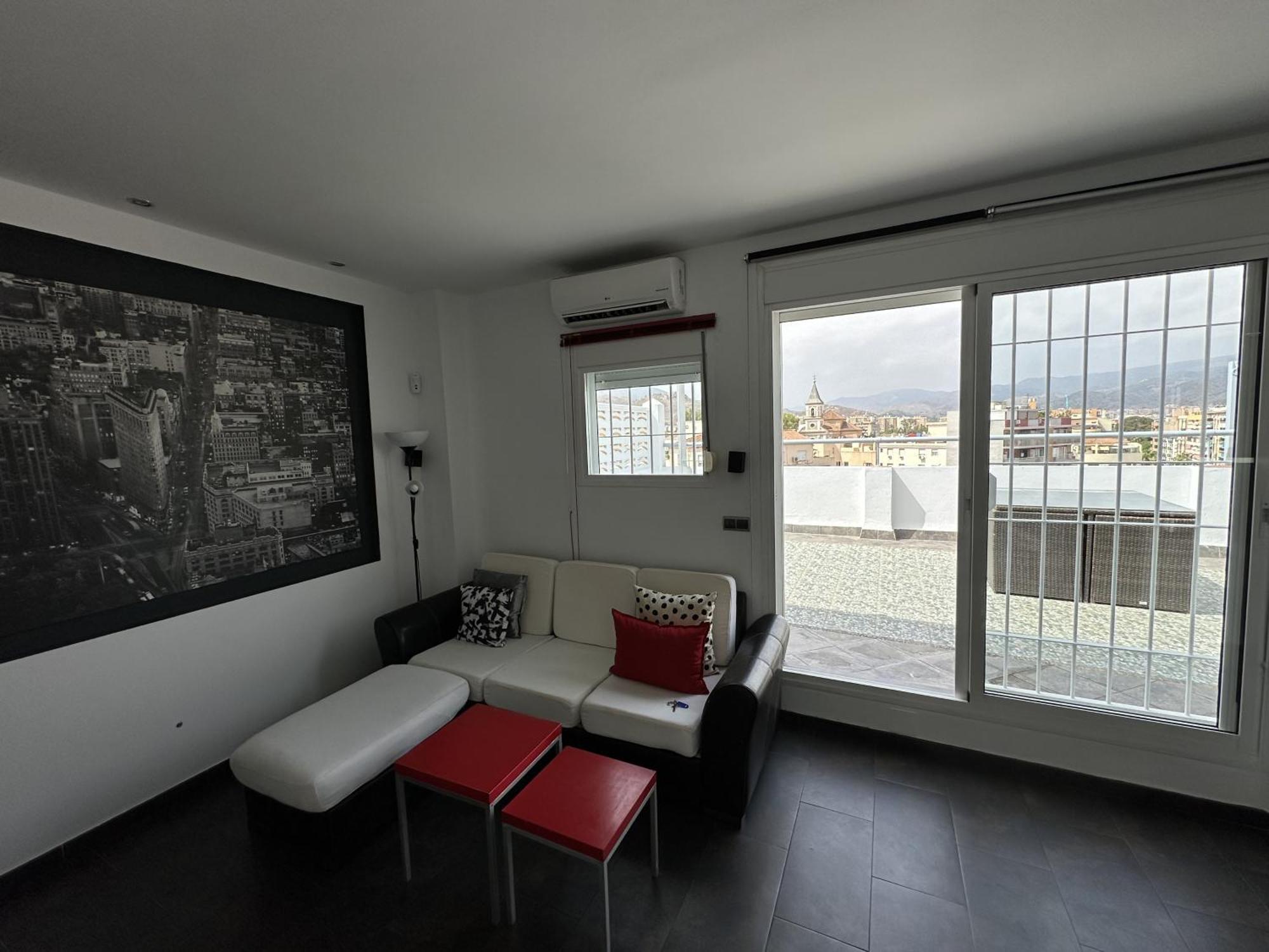 Ferienwohnung Atico Plaza Bailen Malaga Centro Exterior foto