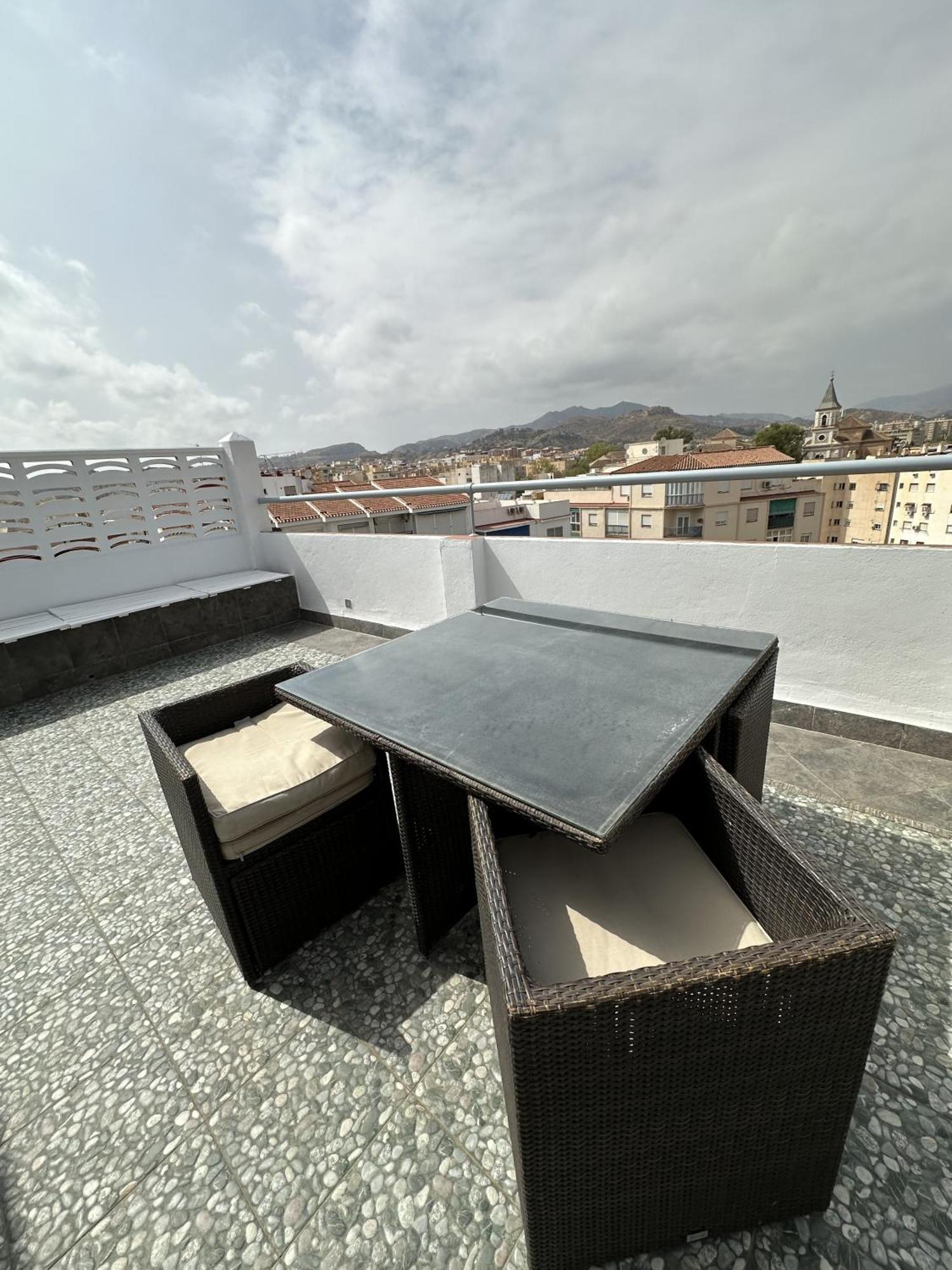 Ferienwohnung Atico Plaza Bailen Malaga Centro Exterior foto